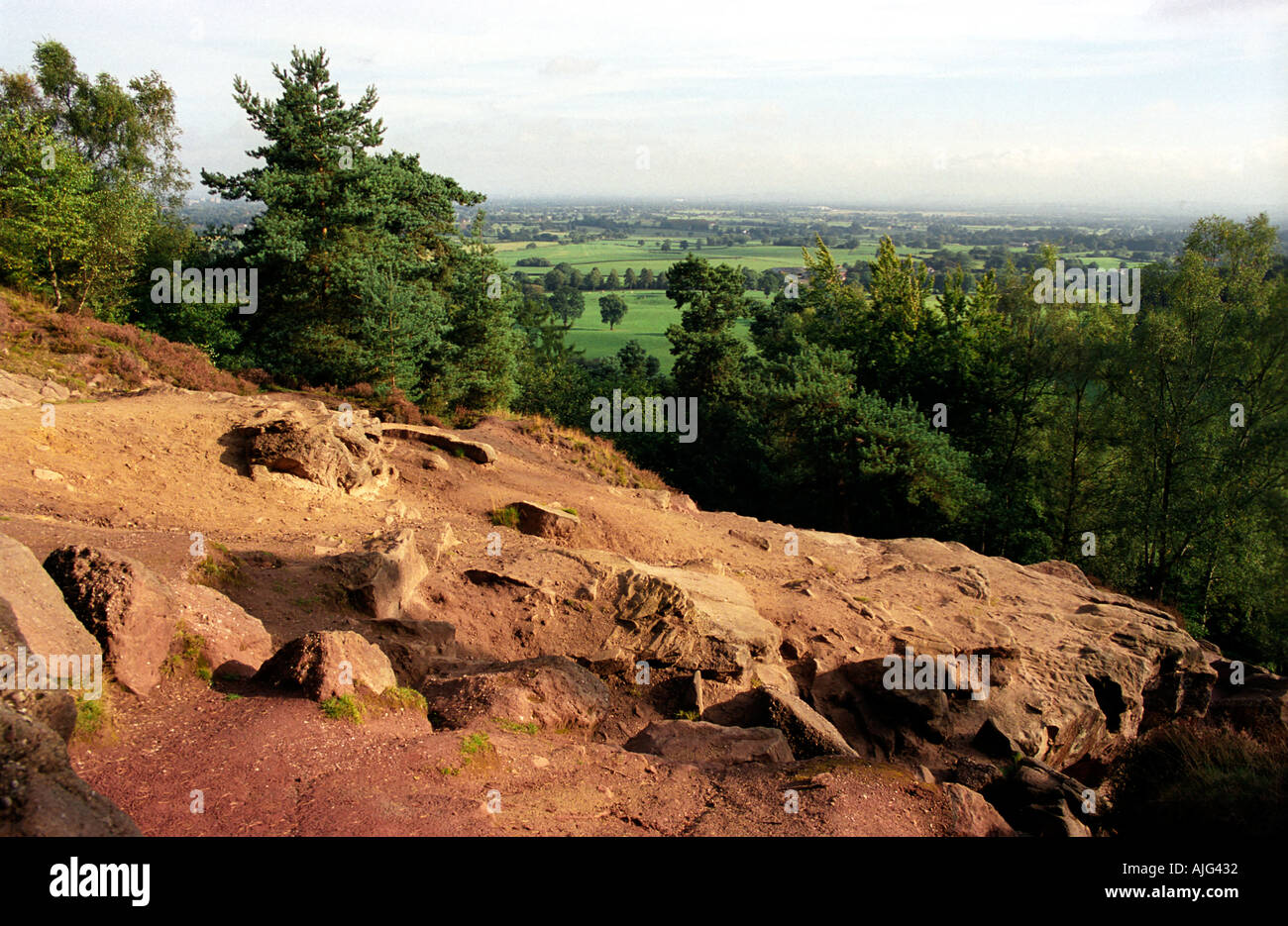 Alderley Edge in Cheshire Stock Photo Alamy