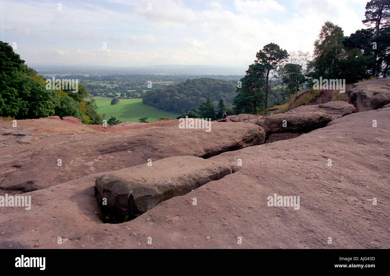Alderley Edge in Cheshire Stock Photo Alamy