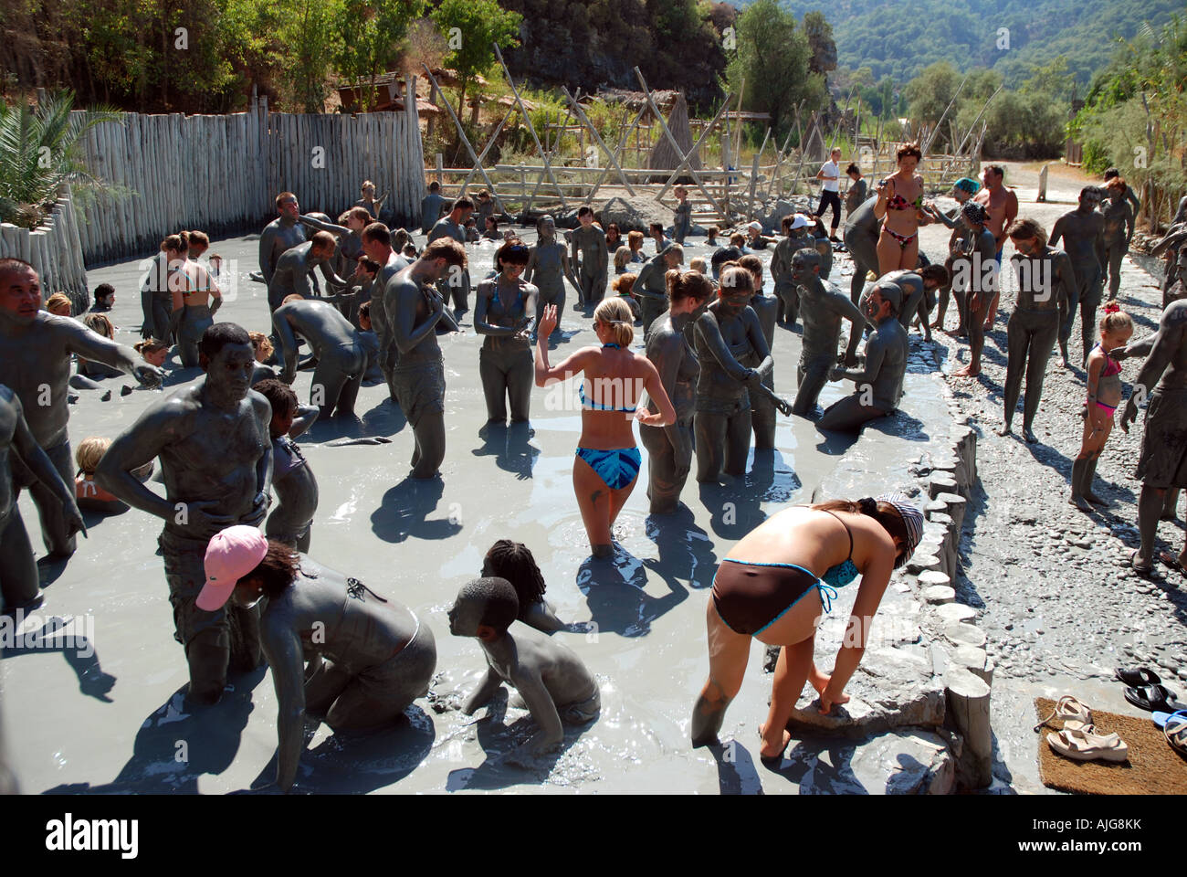 Thermal mud therapy hi-res stock photography and images - Alamy