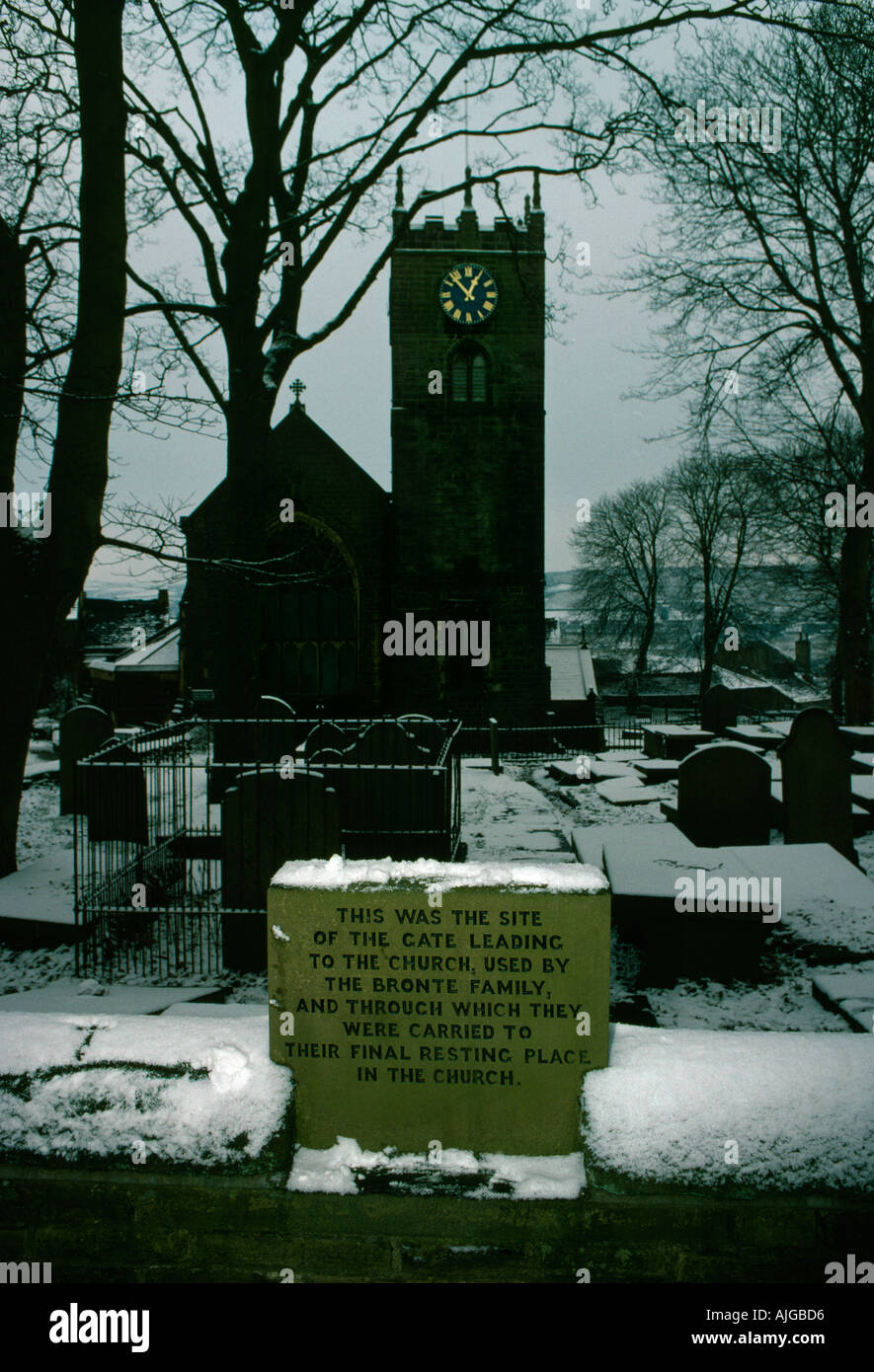 Bronte family are buried hires stock photography and images Alamy