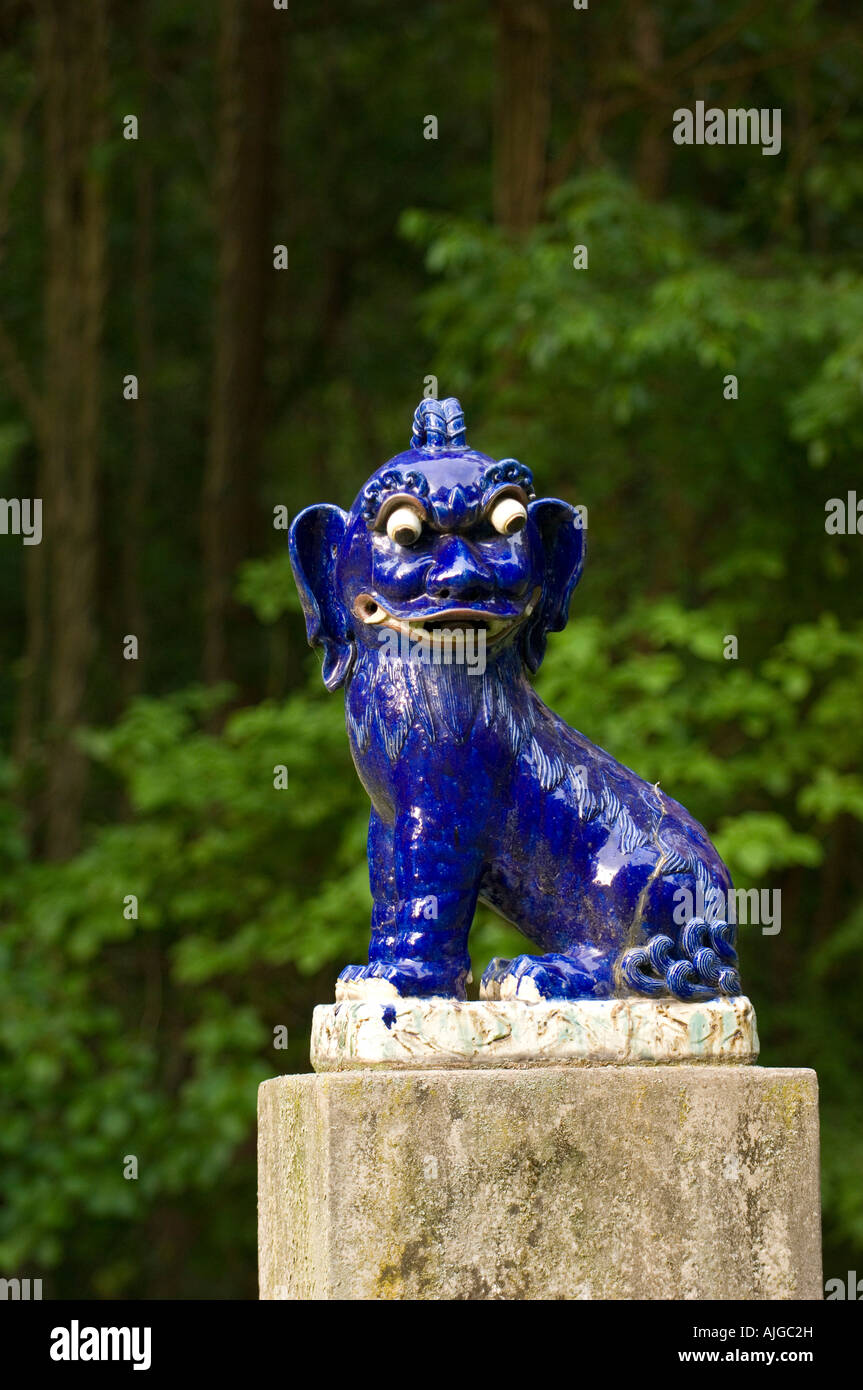 Fu Dog in the Fu Dog garden at Allerton Park Monticello Illinois The