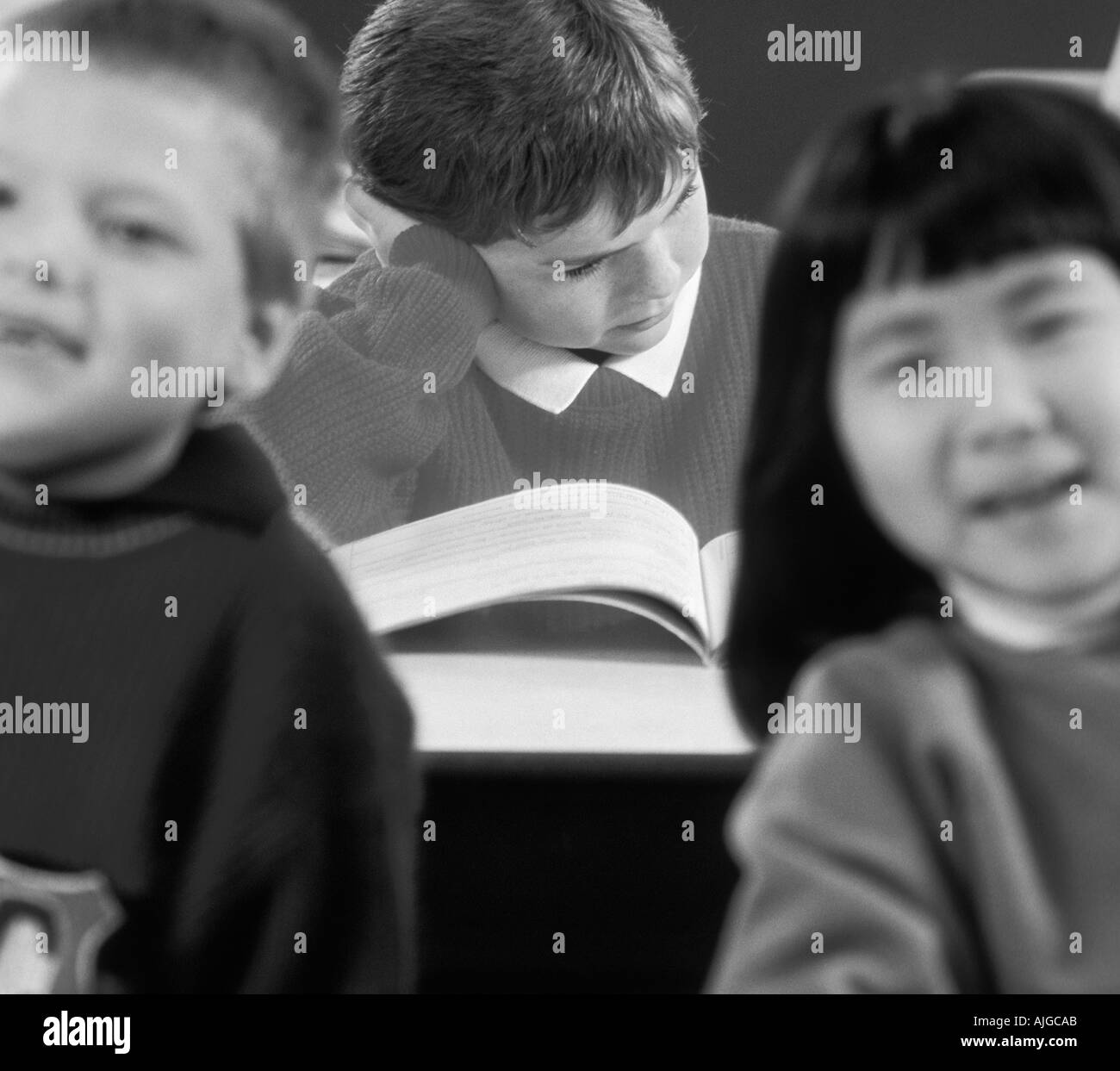 Boy girl student school Black and White Stock Photos & Images - Alamy