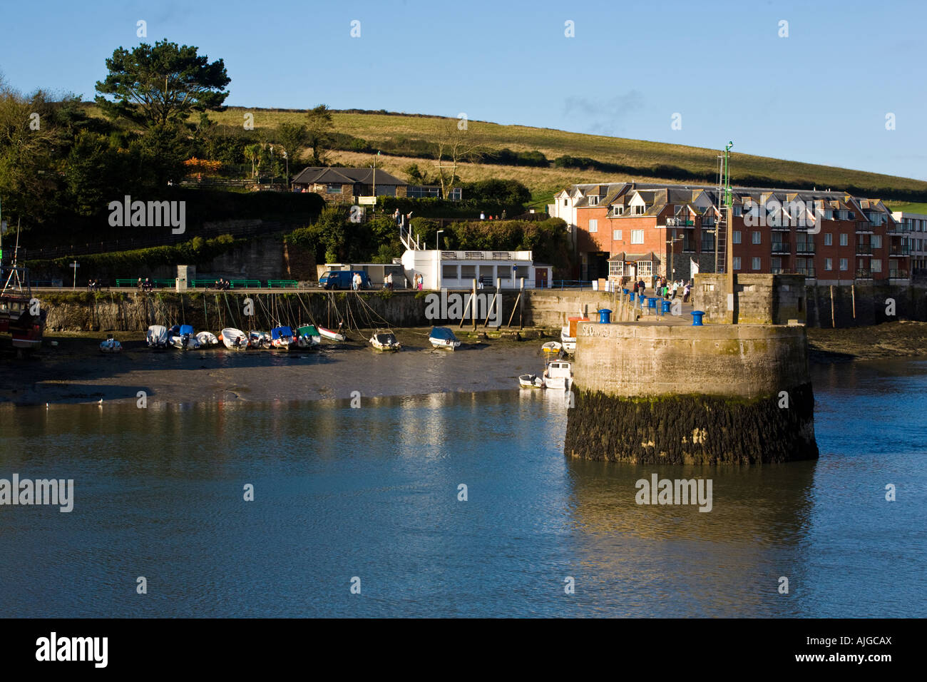 The outer harbour at Padstow Cornwall England UK Stock Photo Alamy