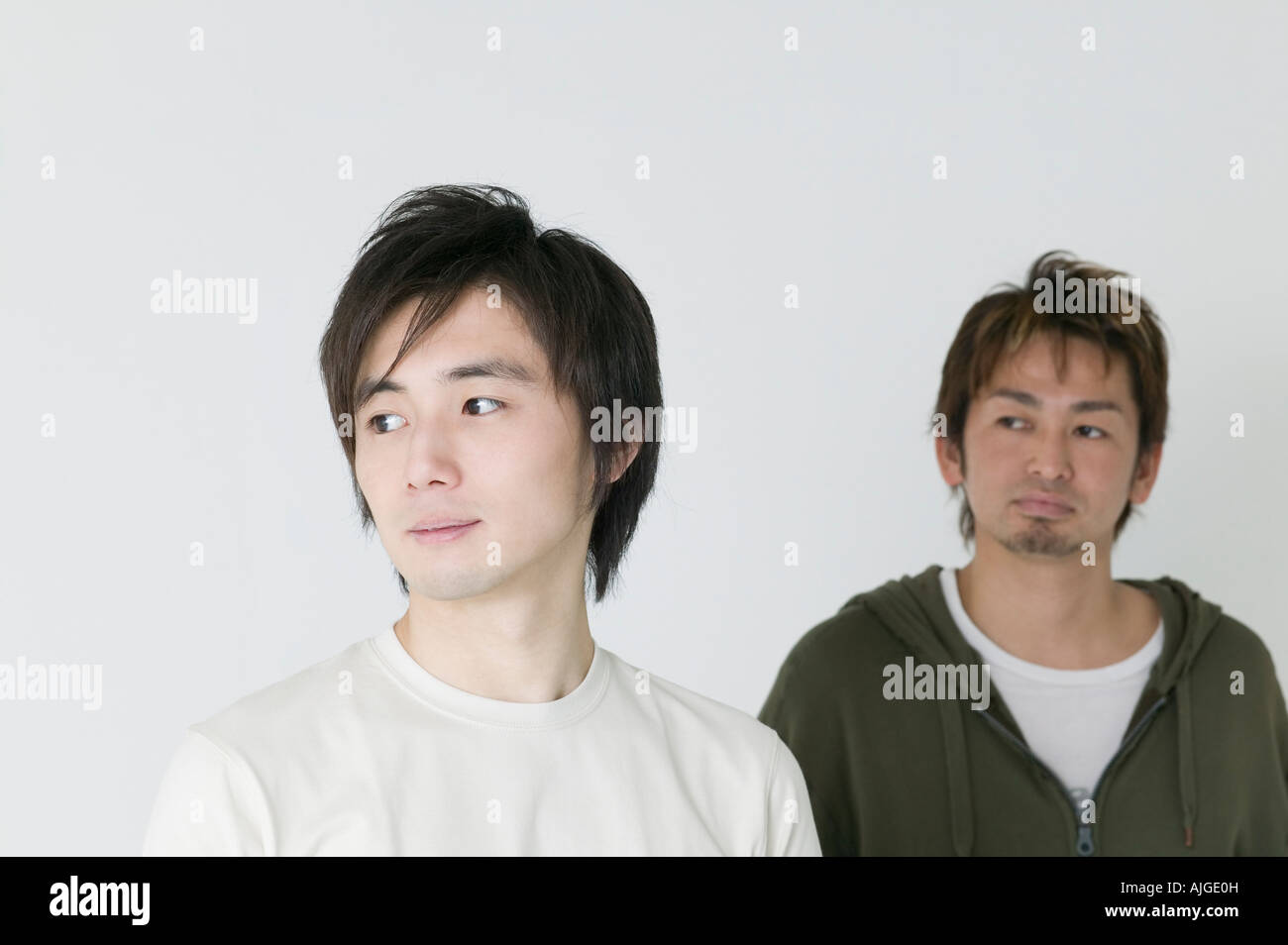 Image two young men hi-res stock photography and images - Alamy