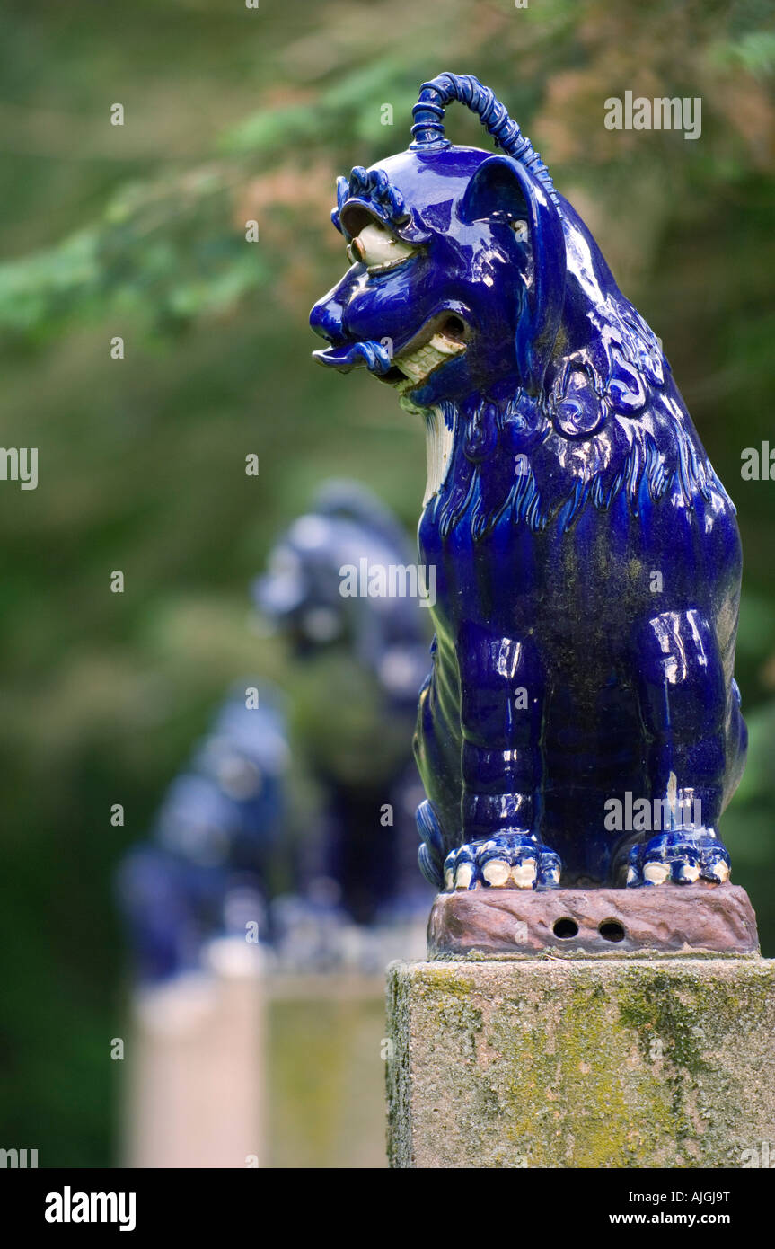 Fu Dog in the Fu Dog garden at Allerton Park Monticello Illinois The