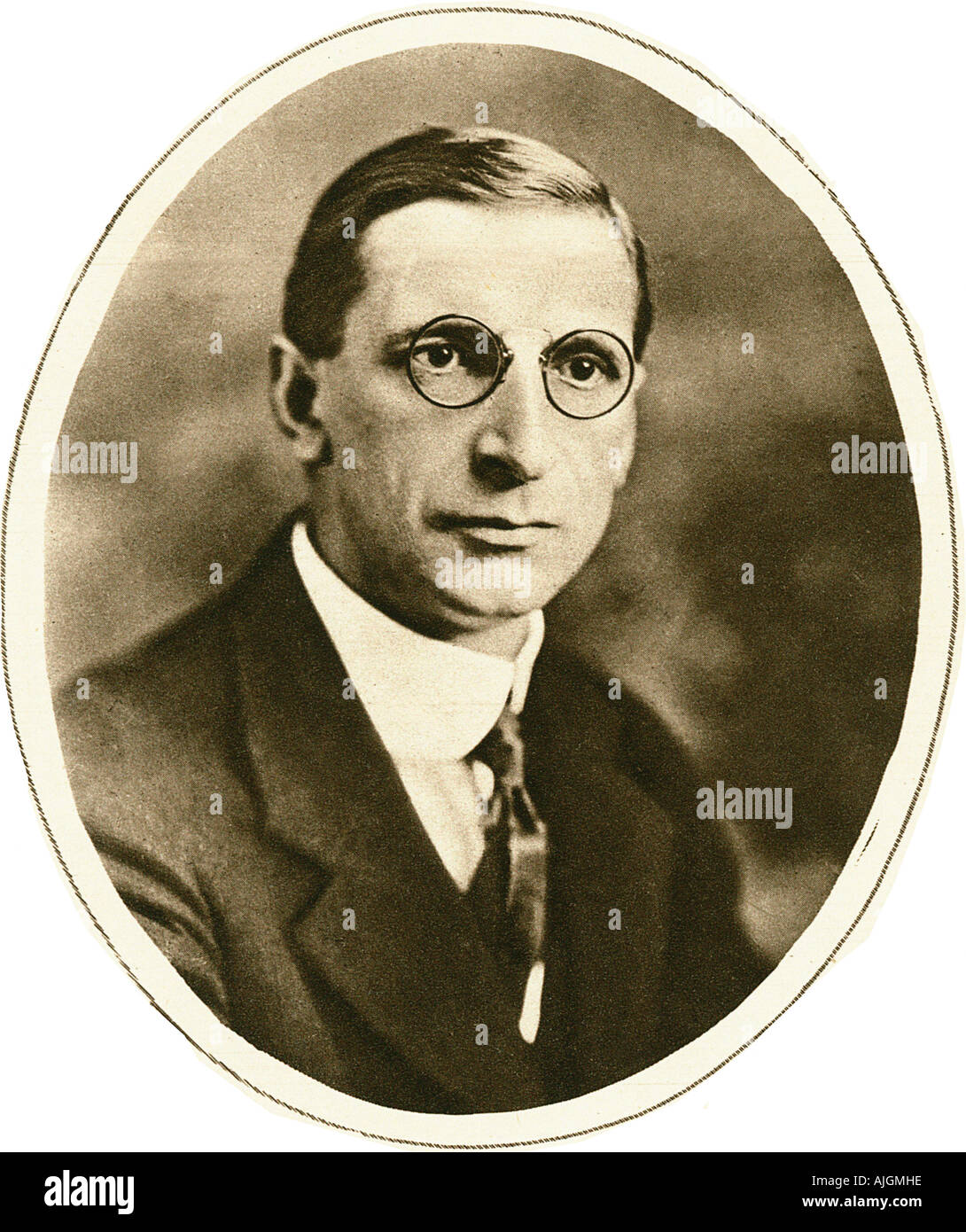 Eamon De Valera, 1920 portrait of the Irish republican politician and statesman, later Prime Minister and President Stock Photo