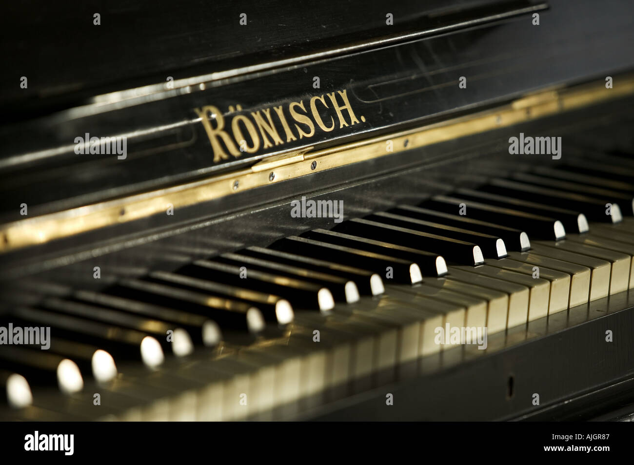 Ronisch piano 115 years old Stock Photo - Alamy