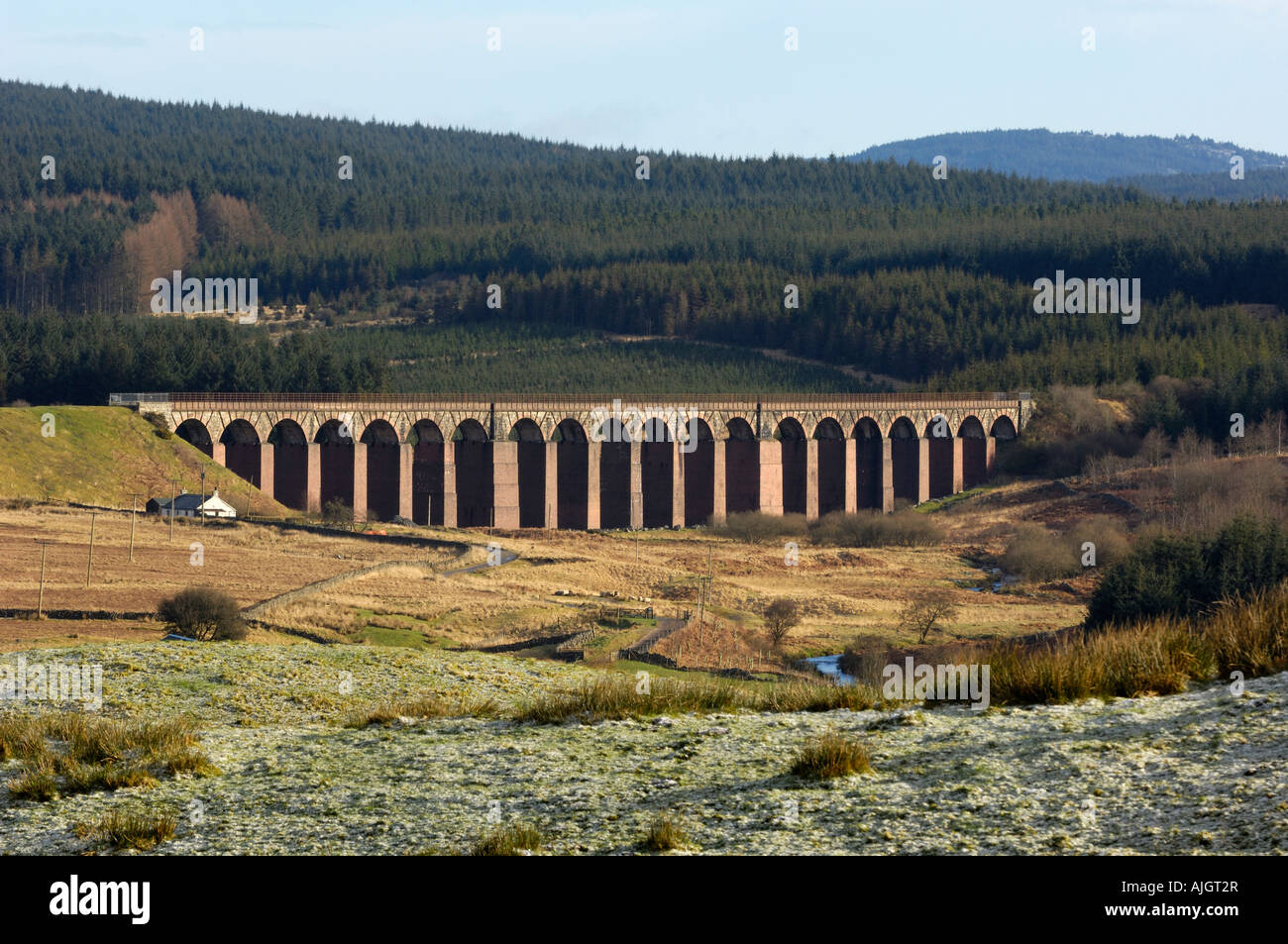 Big Water of Fleet viaduct Fleet Valley near Gatehouse of Fleet Dumfries and Galloway Scotland Big Water of Fleet viaduct Fleet Valley near Gatehouse of Fleet Dumfries and Galloway Scotland