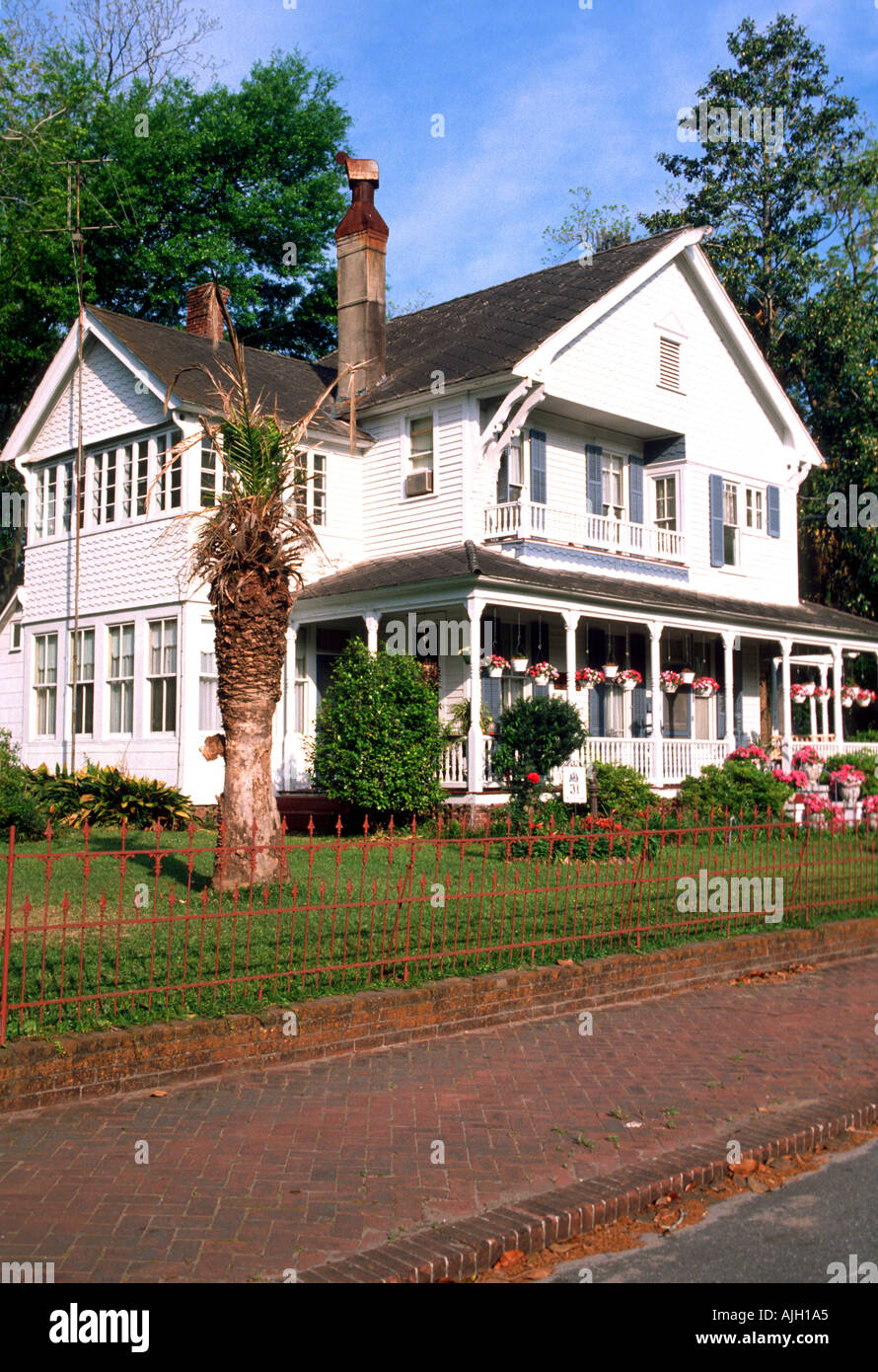 Historic Victorian style home Brunswick Stock Photo Alamy
