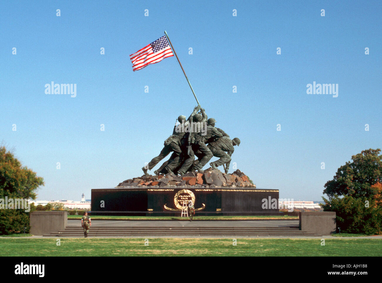 Iwo Jima Memorial Statue Arlington National Cemetery Stock Photo Alamy