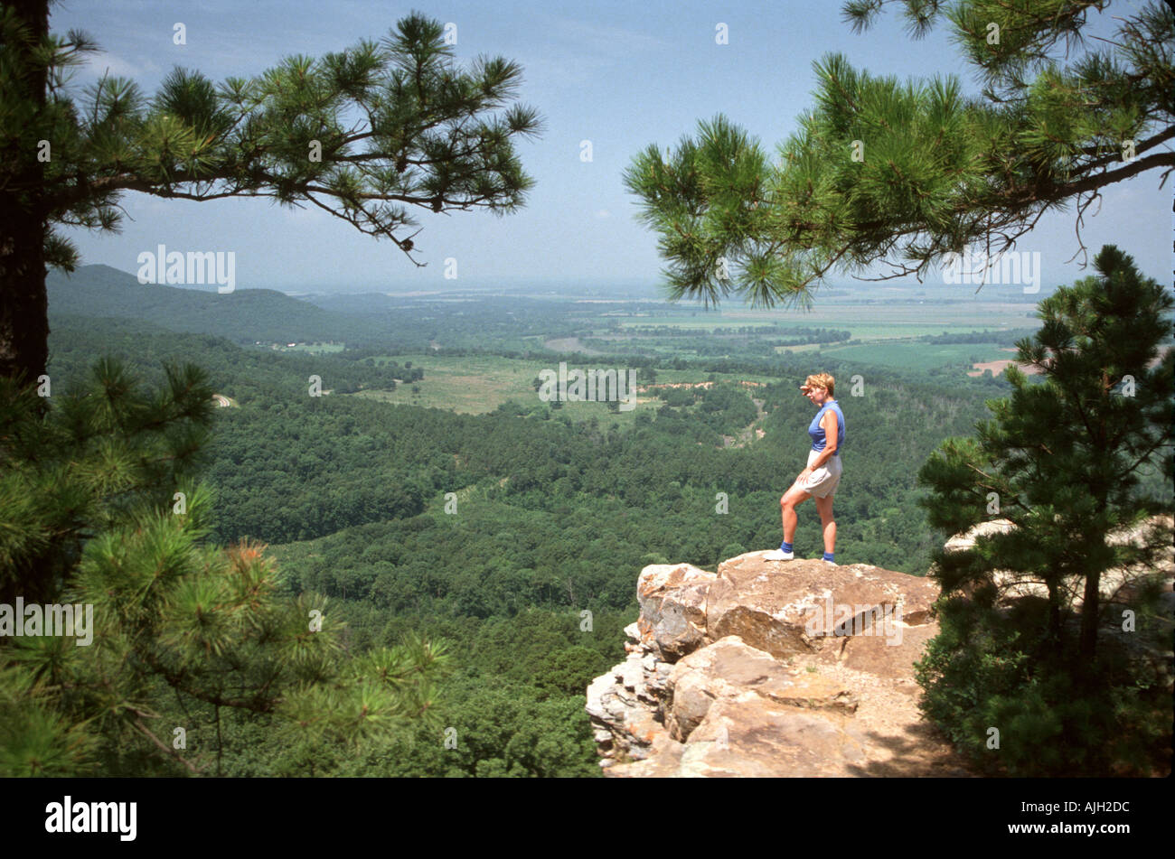 Petit Jean State Park Arkansas Scenic Highway 7 Stock Photo