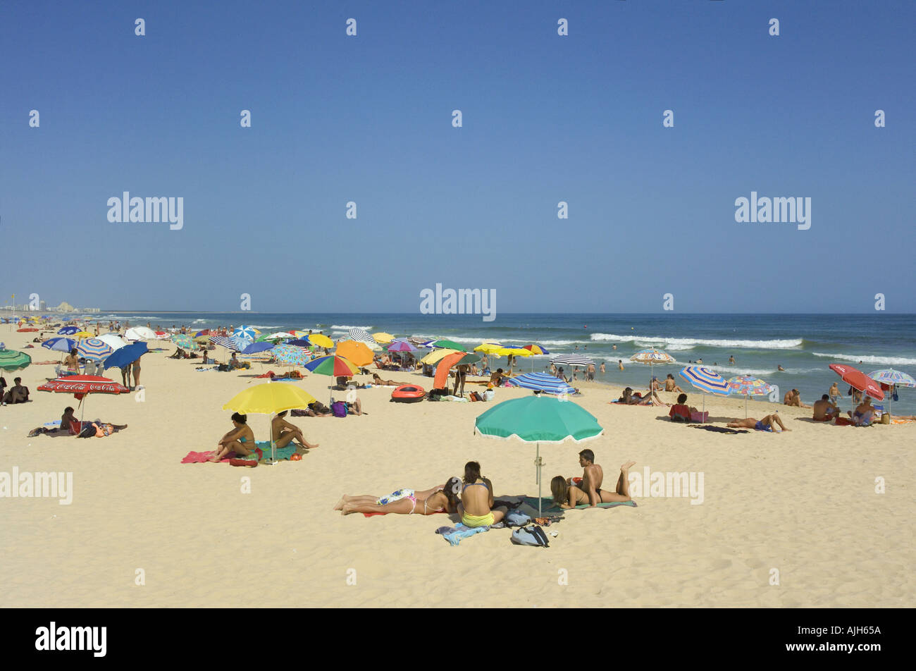 Portugal the Eastern Algarve, Altura beach, near Monte Gordo Stock Photo