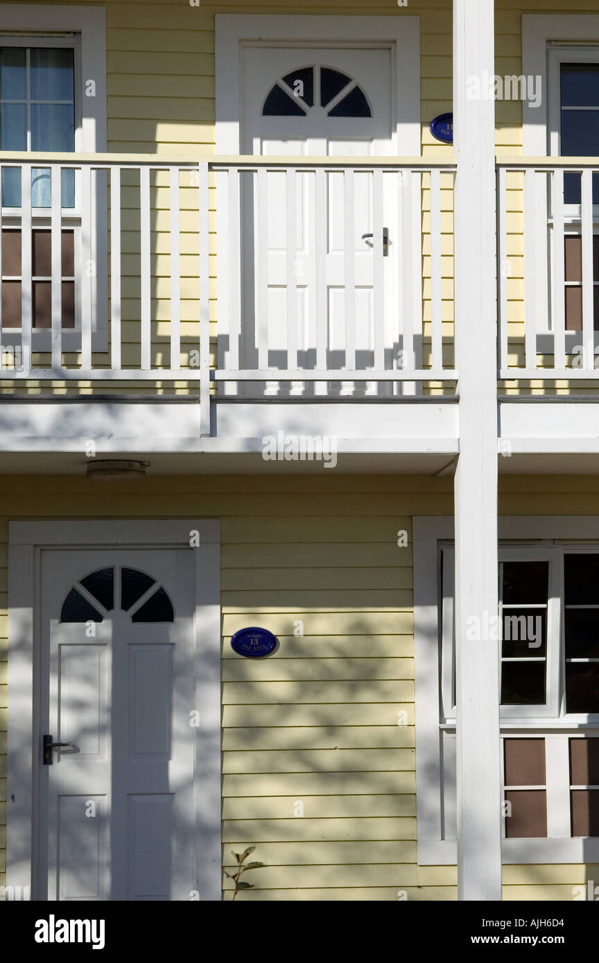 Oyster Key gold quality chalet apartment at Butlins holiday camp Skegness Lincolnshire north England United Kingdom Europe Stock Photo