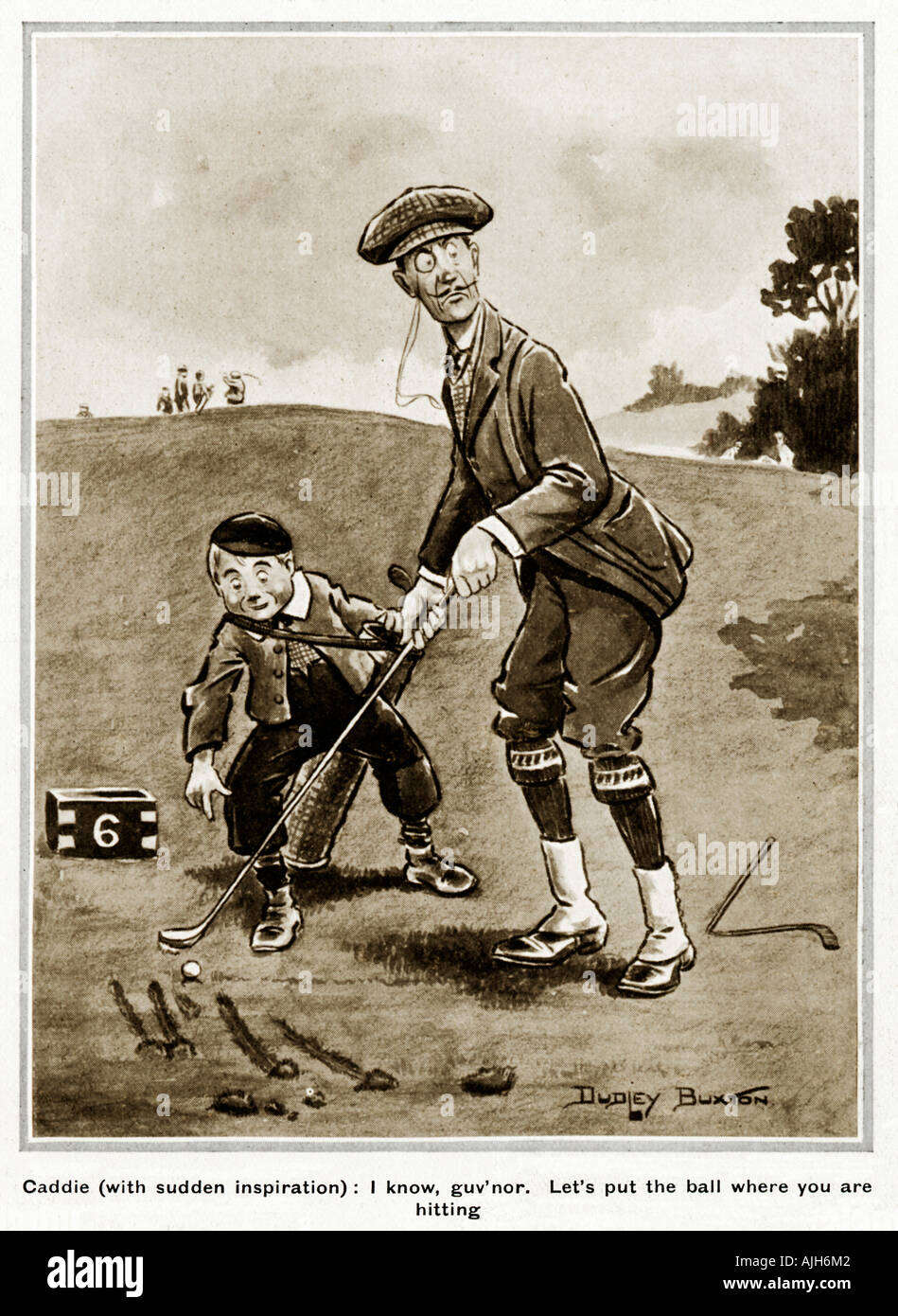 Inspired Caddy Caddie with sudden inspiration I know guvnor Lets put