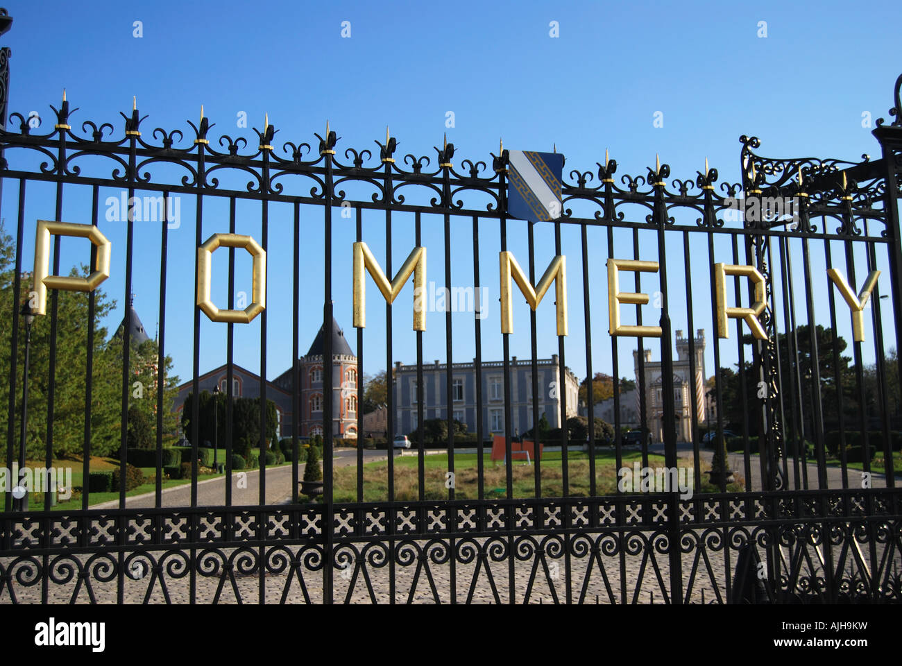 Champagne House, Domaine Pommery Monopole, Reims, Marne, Champagne-Ardenne, France Stock Photo
