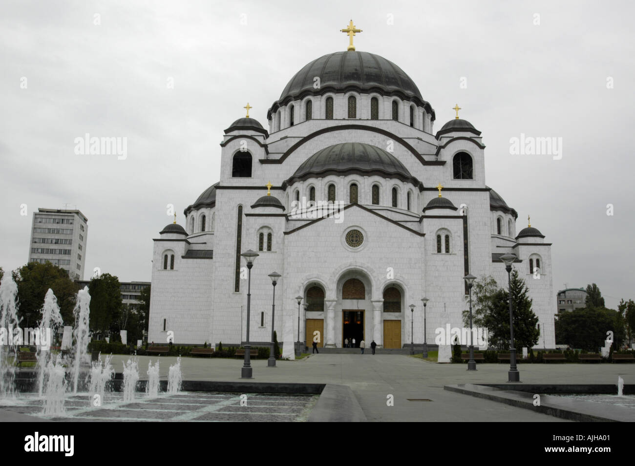 Beograd, Church of the Holy Sava in the Vracar city part Stock Photo