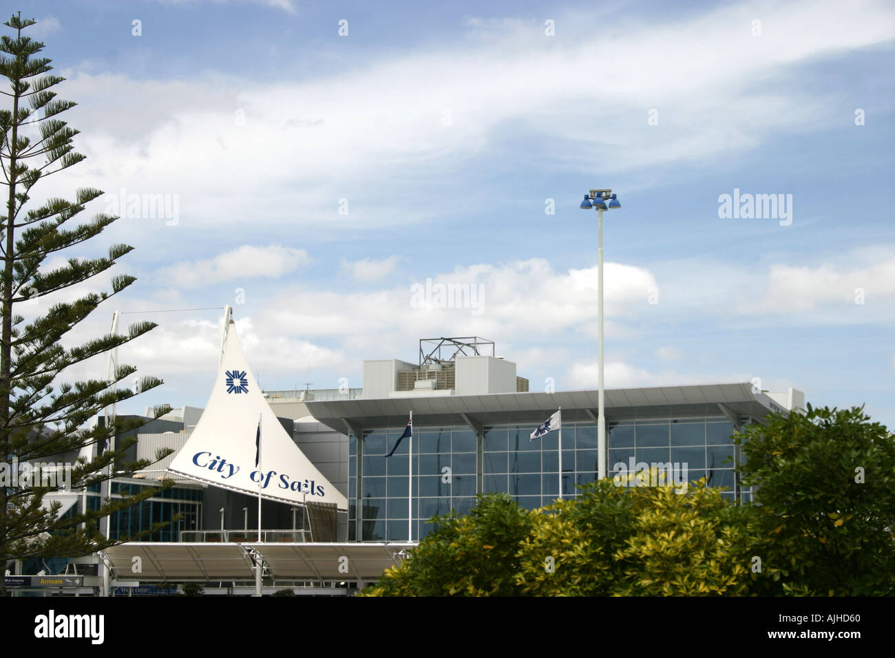 Auckland City of Sails Airport North Island New Zealand Stock Photo