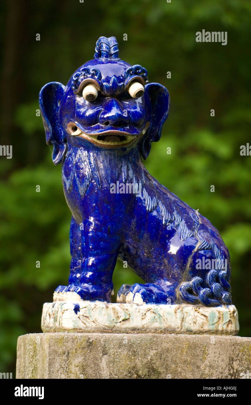 Fu Dog in the Fu Dog garden at Allerton Park Monticello Illinois The