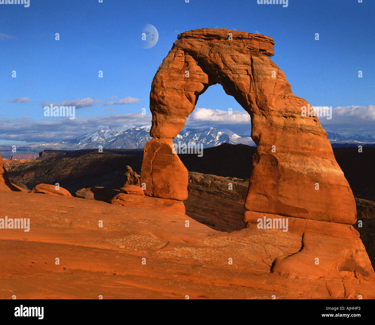 USA - UTAH:  Delicate Arch at Arches National Park Stock Photo