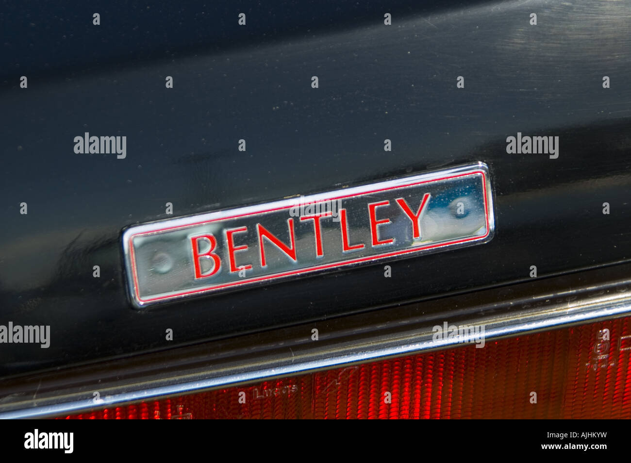 Bentley car badge Stock Photo Alamy