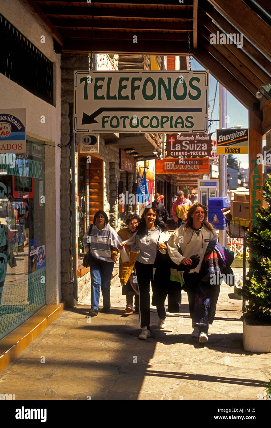 Argentine people, stores, shops, shoppers, shopping, San Carlos de Bariloche, Rio Negro Province