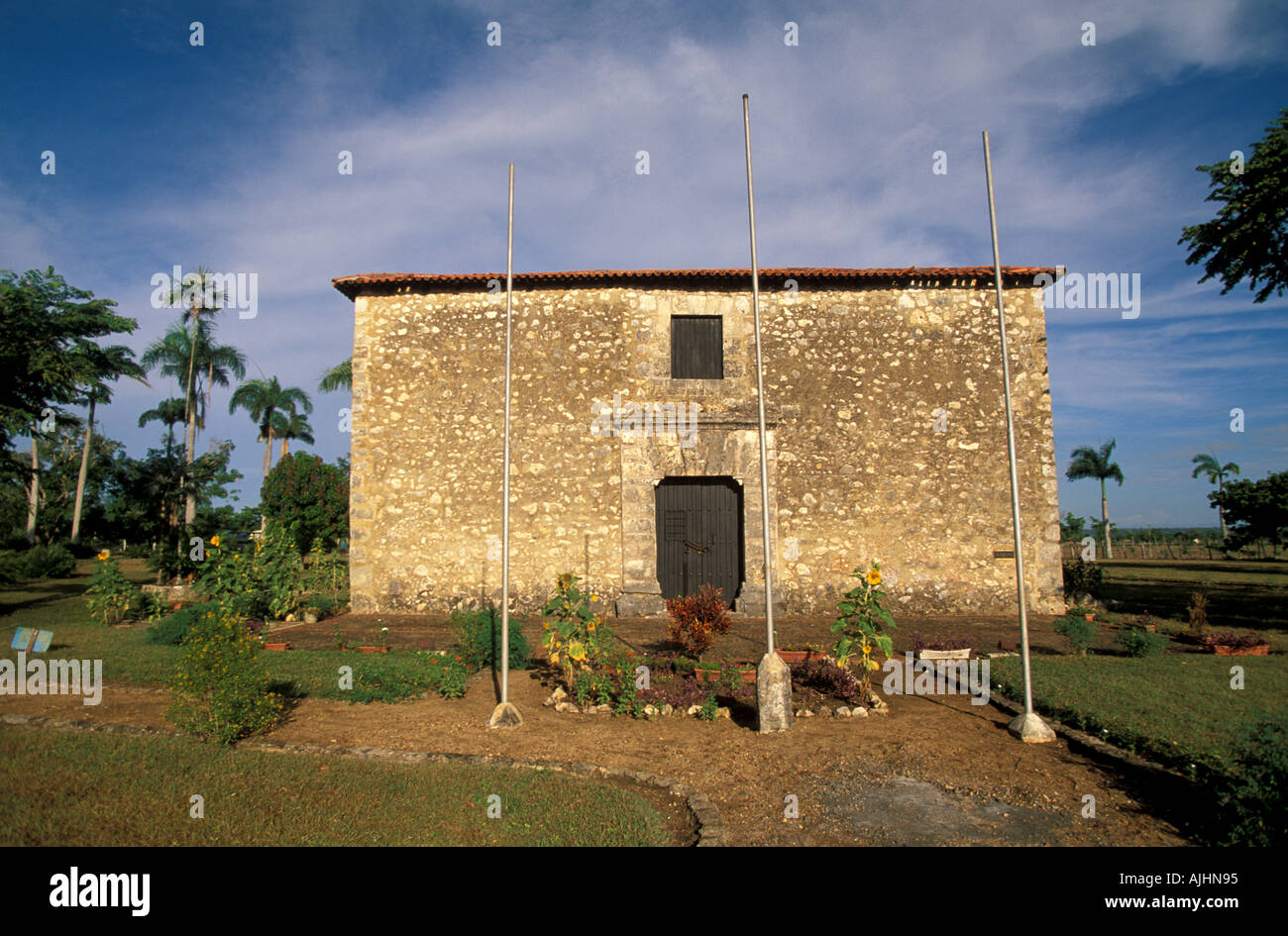 Dominican Republic Ponce de Leon House historic site Stock Photo