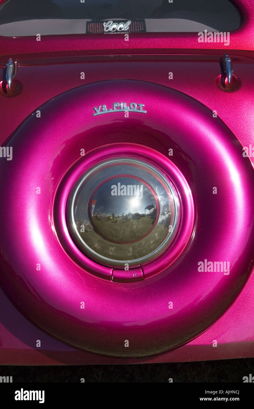 car boot spare tire tyre Stock Photo Alamy