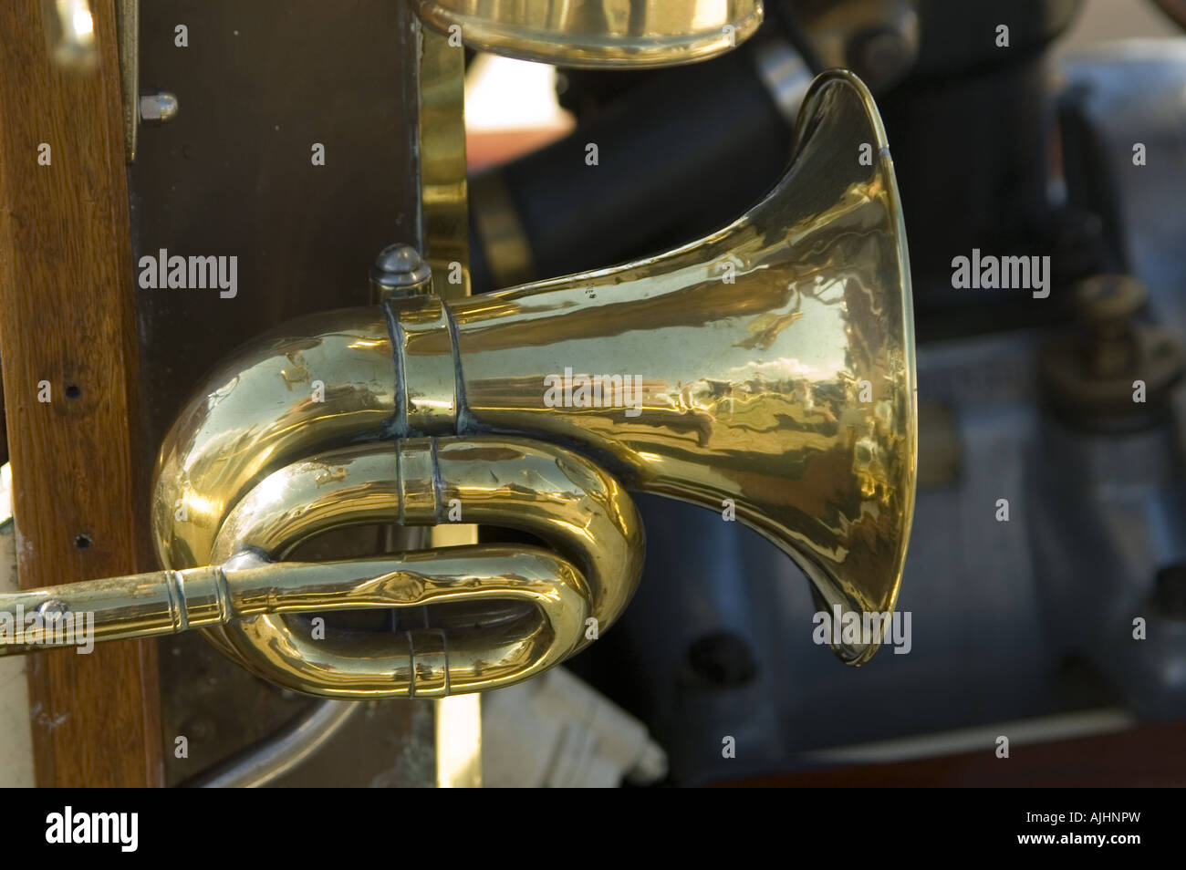 vintage car horn Stock Photo Alamy