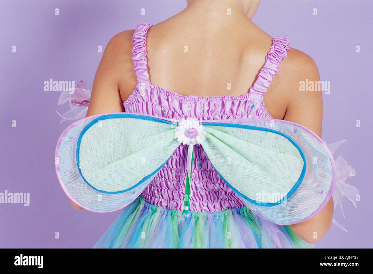 Girl in a fairy princess costume Stock Photo
