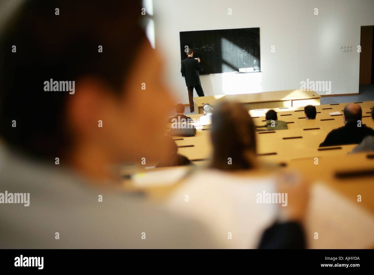 A lecture Stock Photo