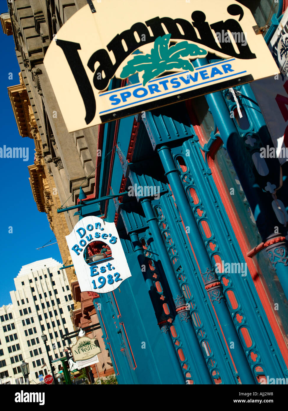 Galveston, Don Rouse's Jammin Sportswear Stock Photo - Alamy