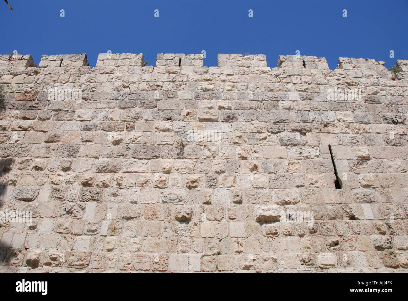 Israel Jerusalem The walls of the old city Stock Photo - Alamy