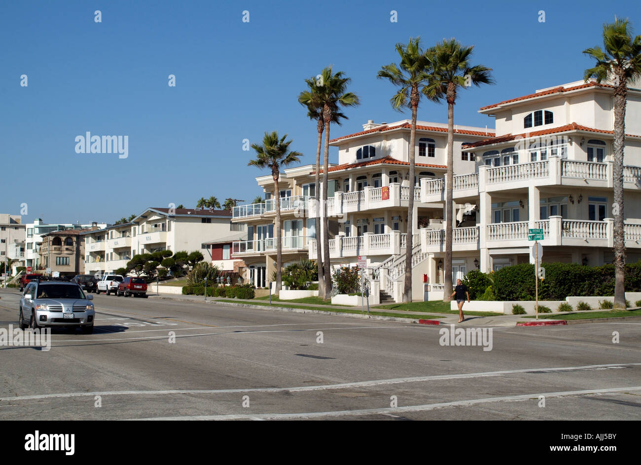 The palm lined Esplanade Properties in Redondo Beach Southern