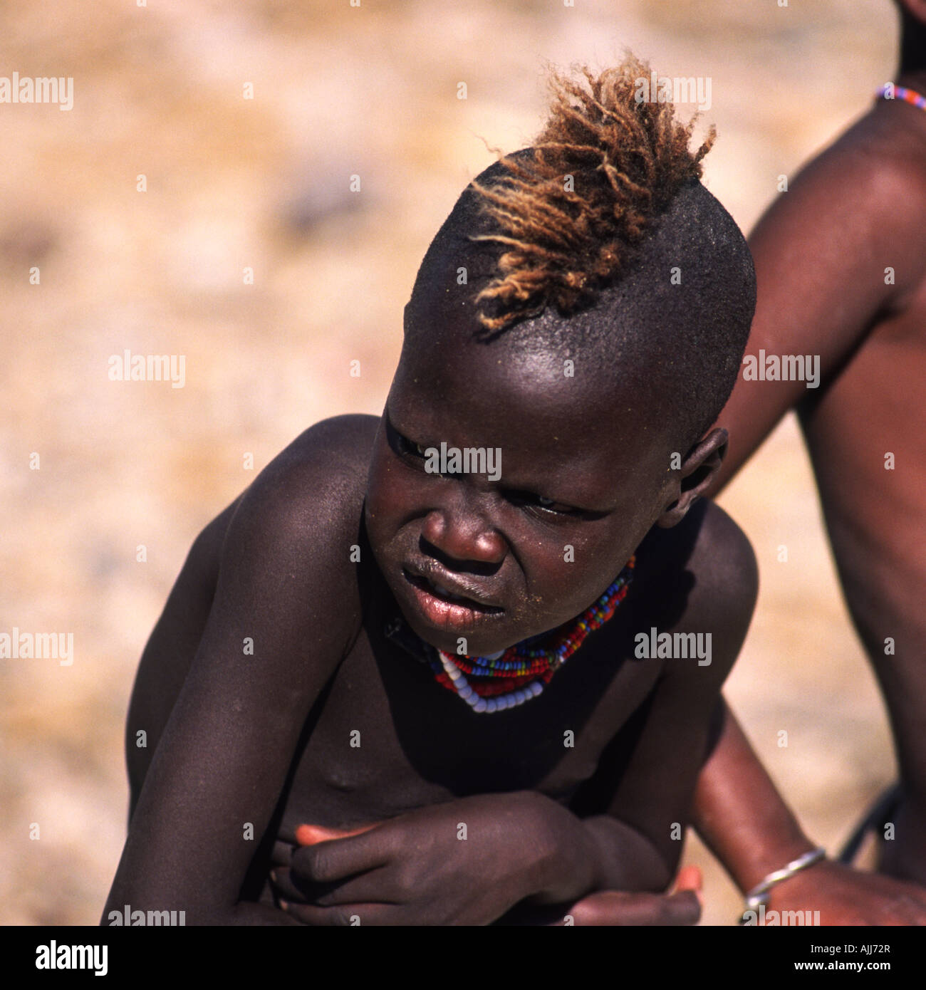 El Molo boy. Lake Turkana, Kenya. Stock Photo