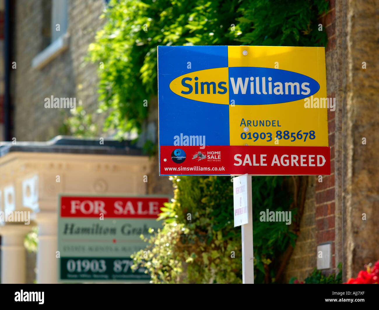 Arundel, House For Sale Stock Photo Alamy