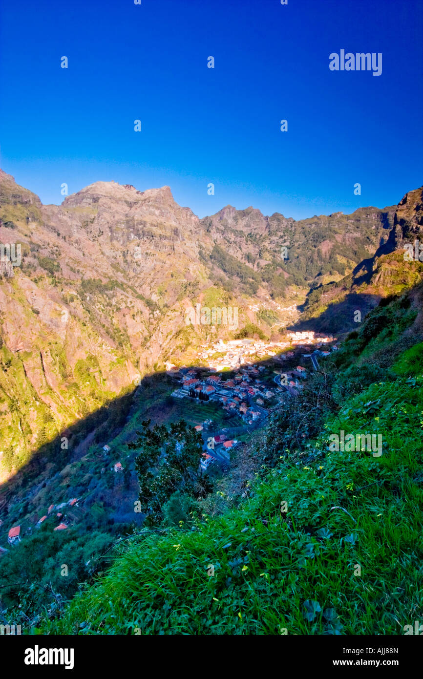 Curral das Freiras, 'Valley of the Nun's' Madeira Stock Photo