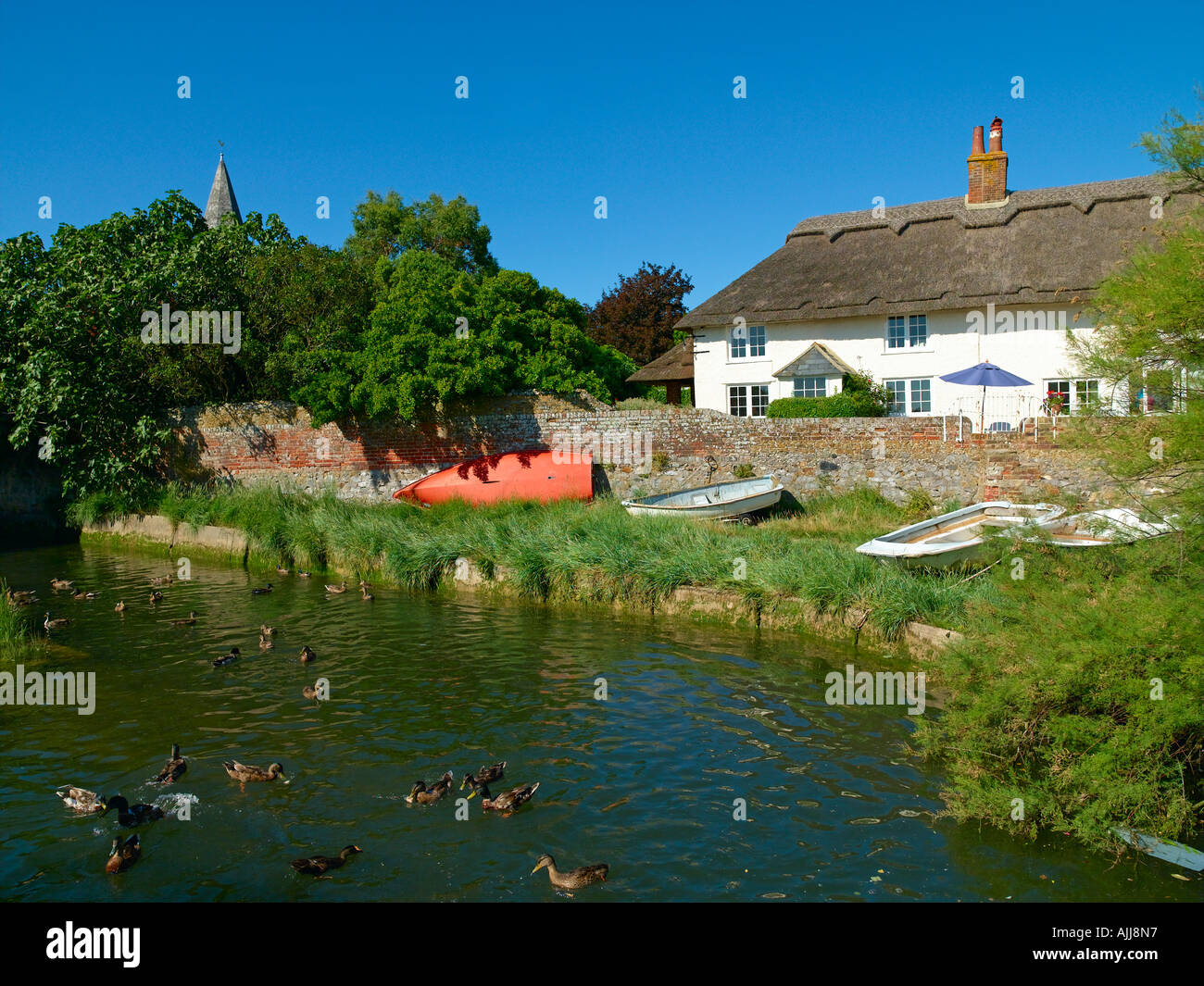 Bosham, Country House Stock Photo Alamy