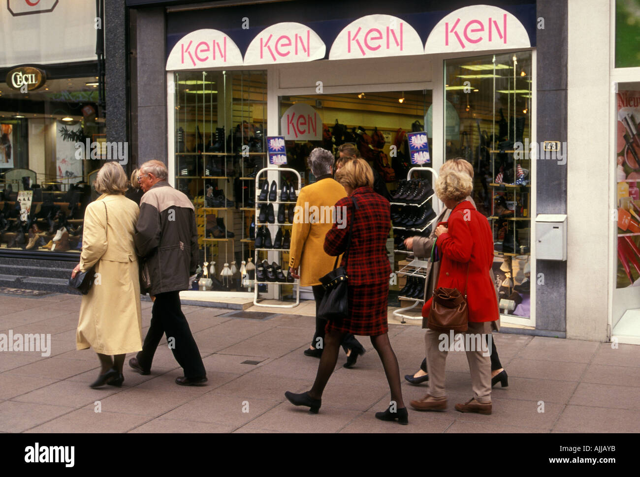 women shopping stores