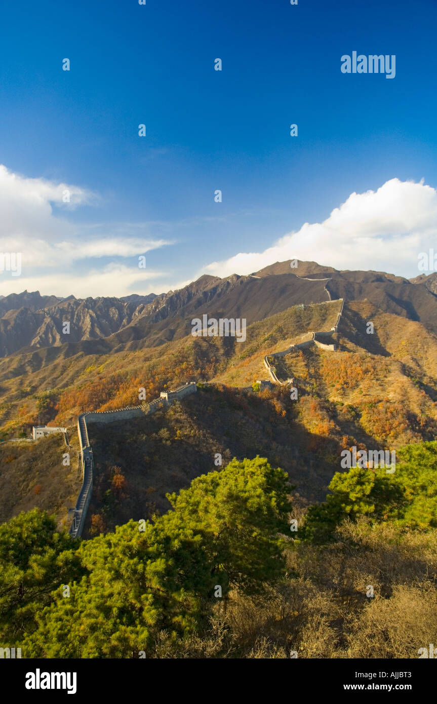 The great wall of china aerial hi-res stock photography and images - Alamy