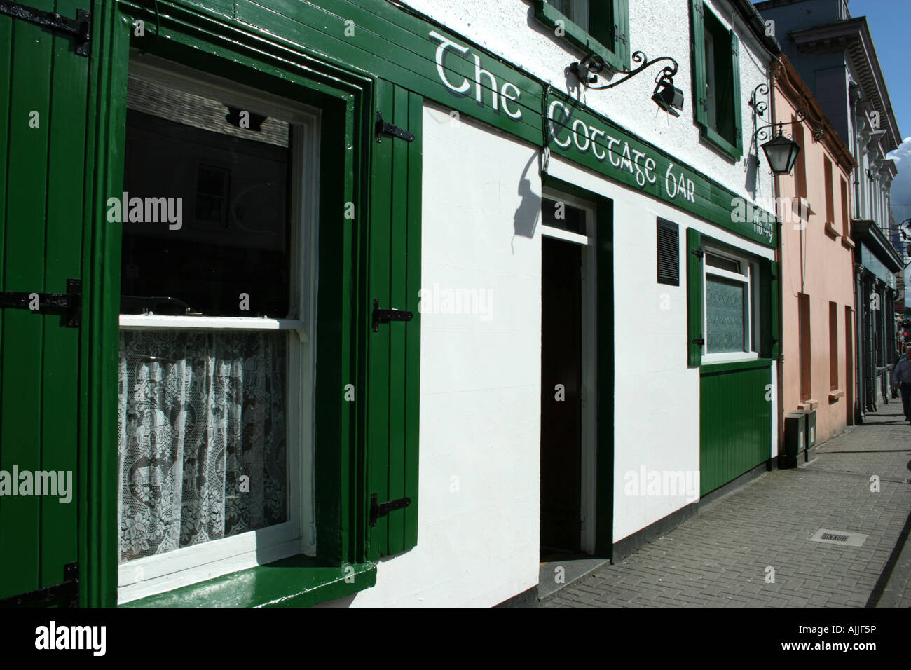 the Cottage bar, Letterkenny, High street, Donegal, Ireland Stock Photo