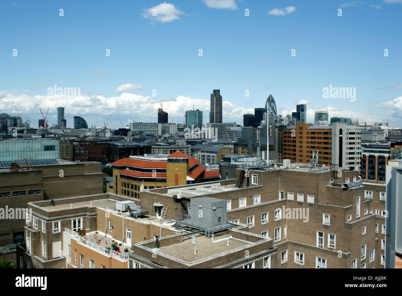 the ever changing skyline South London, looking North Stock Photo
