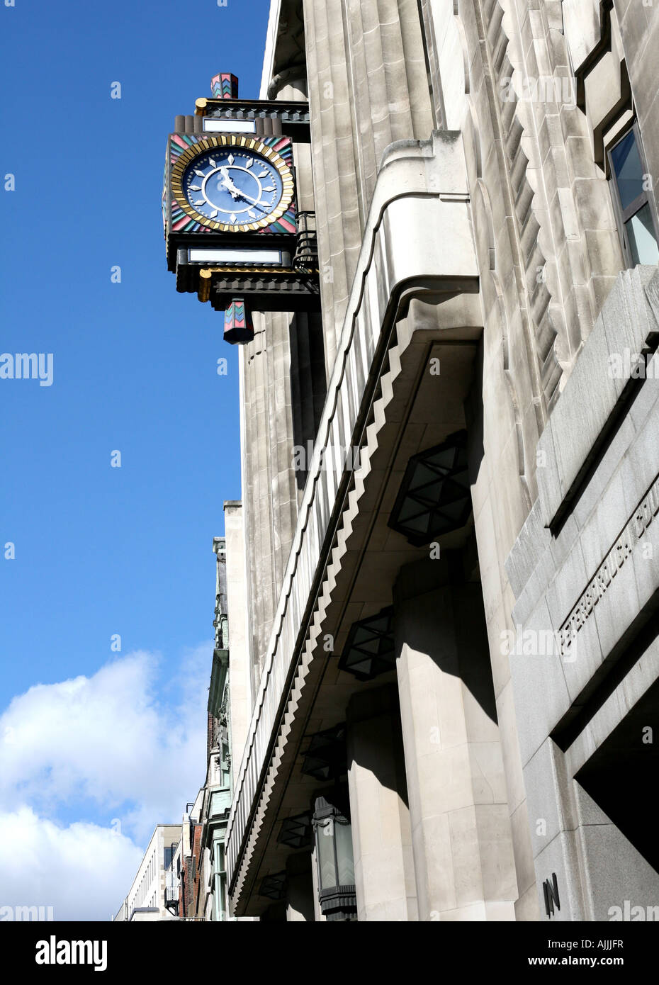 Former Daily Telegraph building in Fleet Street London now home to Goldman Sachs Stock Photo