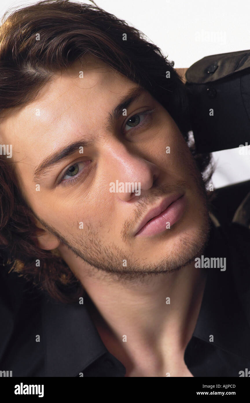 Portrait of a young man Stock Photo - Alamy