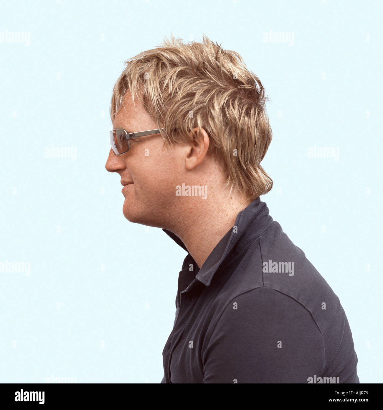 Young man wearing sunglasses Stock Photo