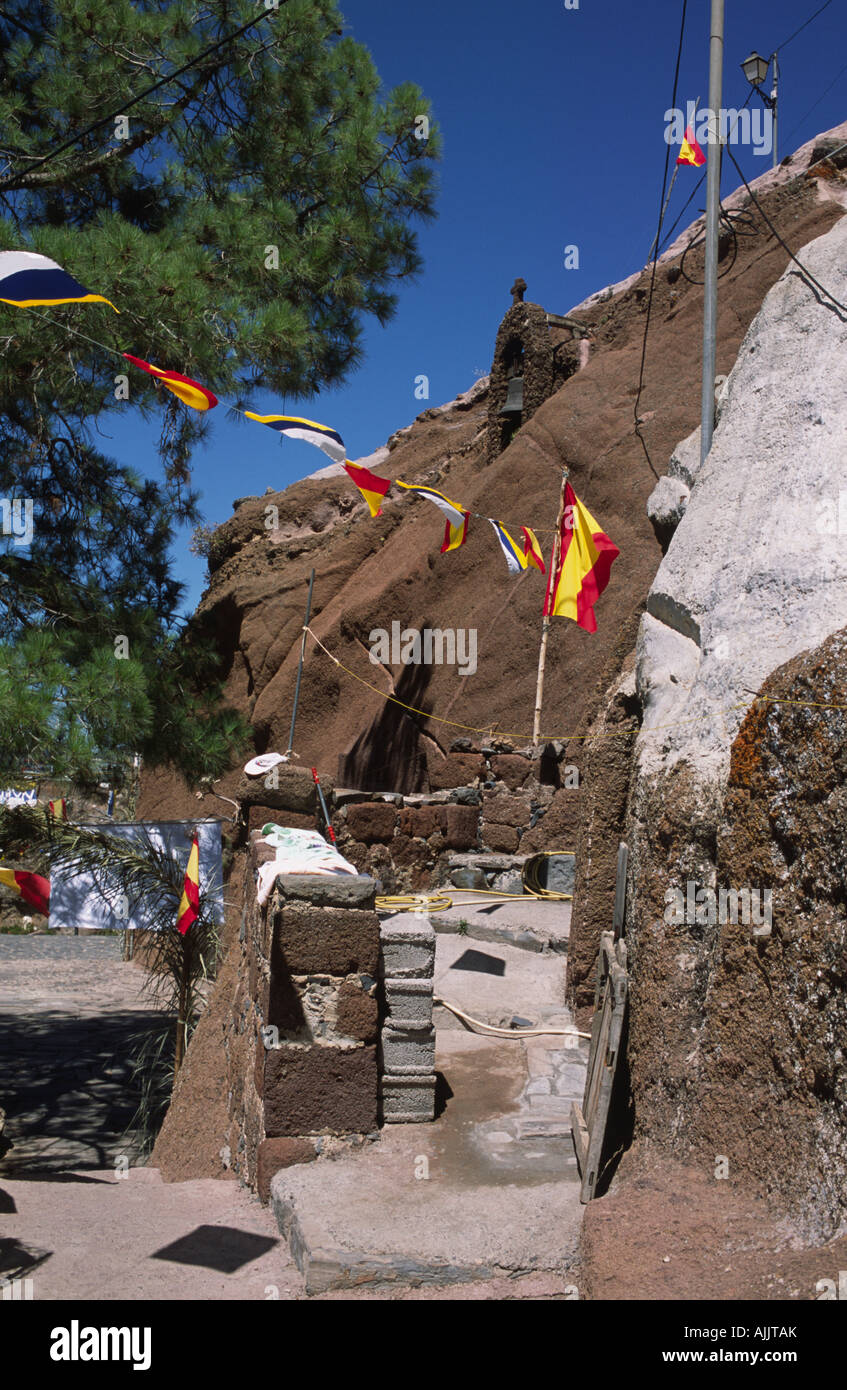 Cave house Artenara Gran Canaria Canary Islands Spain Stock Photo Alamy