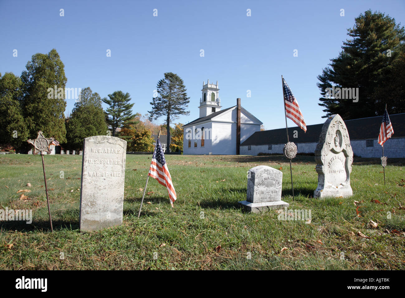 Newington Town Cemetery during the autumn months Located in the