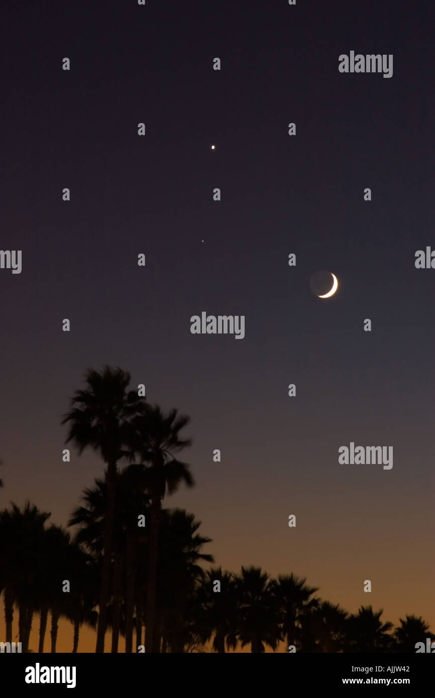 Night sky los angeles venus hi-res stock photography and images - Alamy