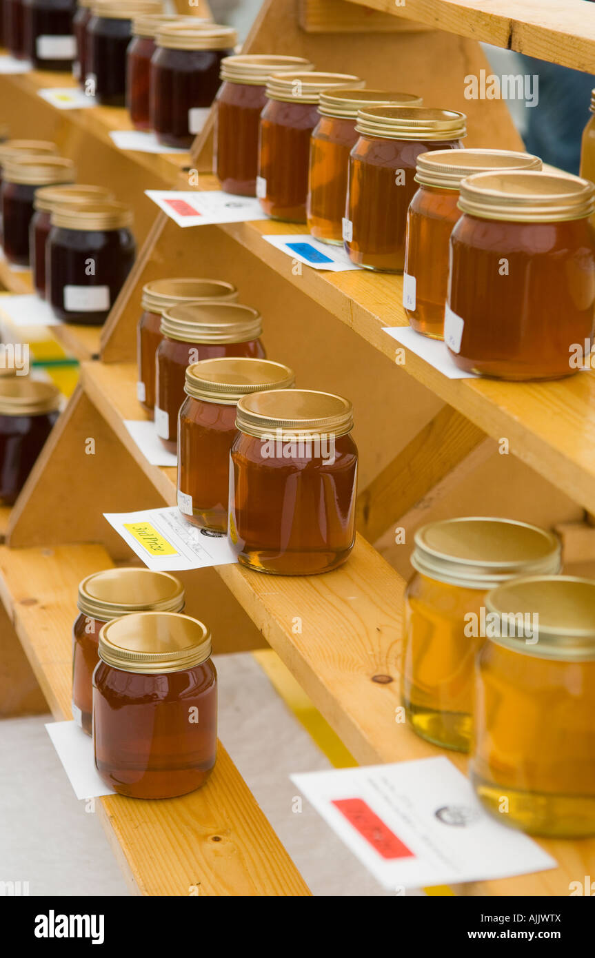 Home Made Honey On Display At The Annual Garden Gourmet Event In