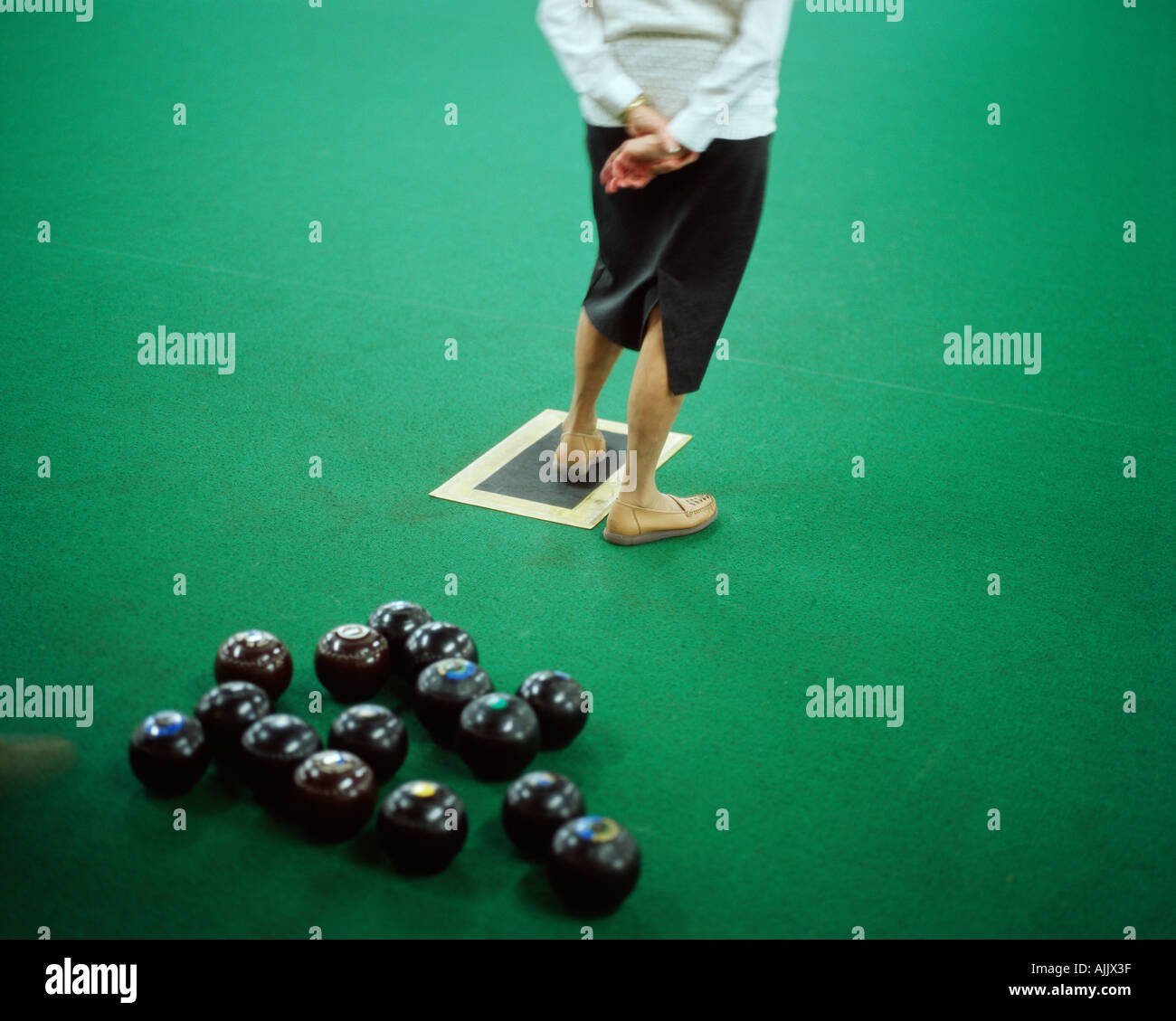 Indoor bowling green hires stock photography and images Alamy
