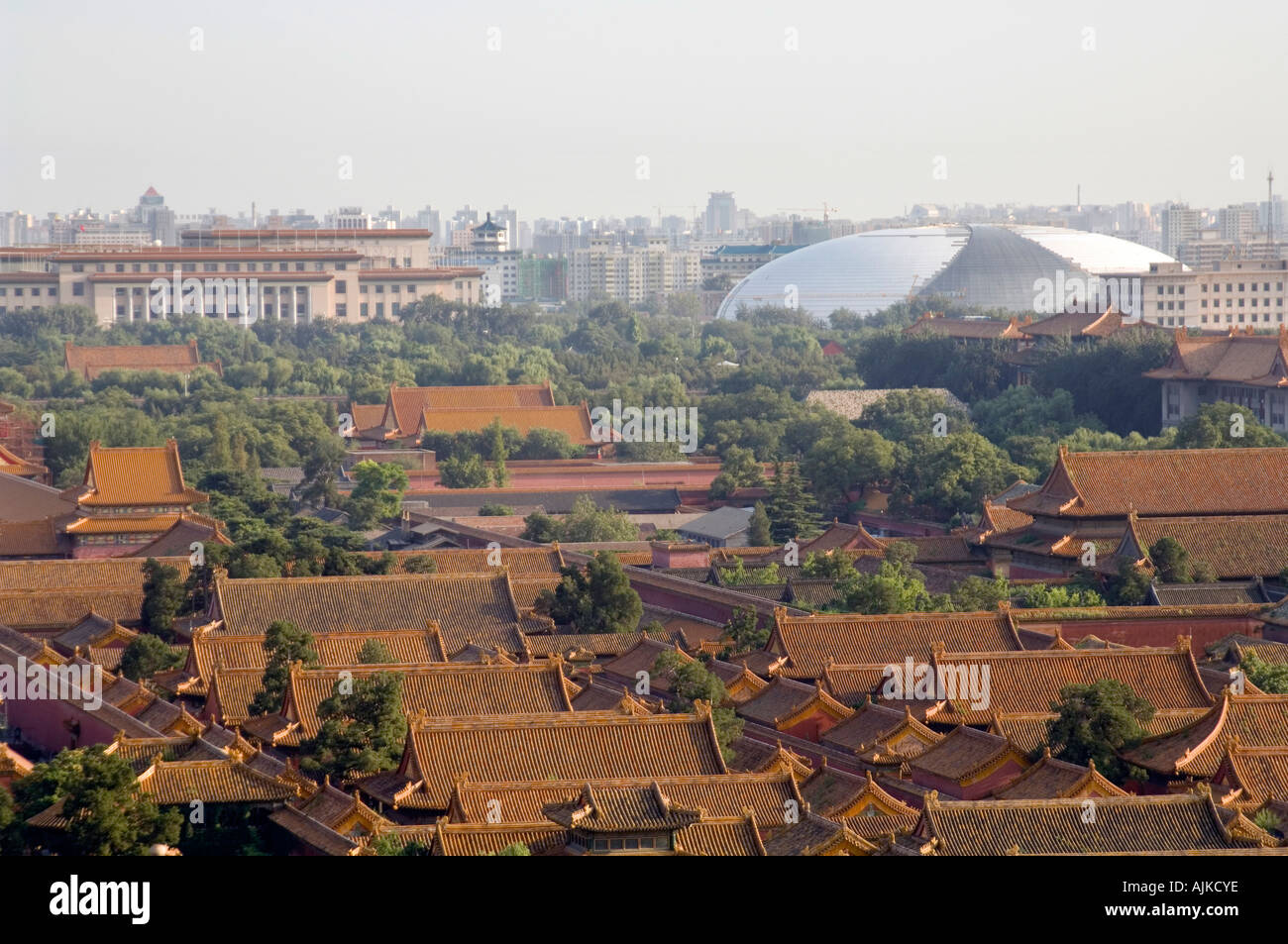 Overview Beijing Cityline Beijing China Stock Photo Alamy